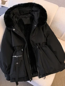 Veste Femme Fausse Fourrure Polyester