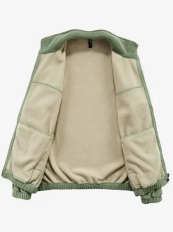 Veste Homme Zippée Chaud Hiver Décontracté Col Montant En Polaire Coton Élégante