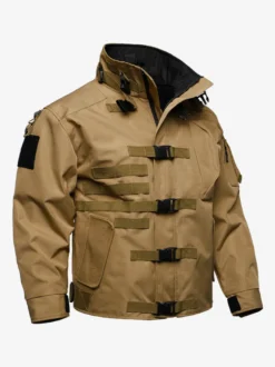 Veste militaire décontractée à manches longues pour homme