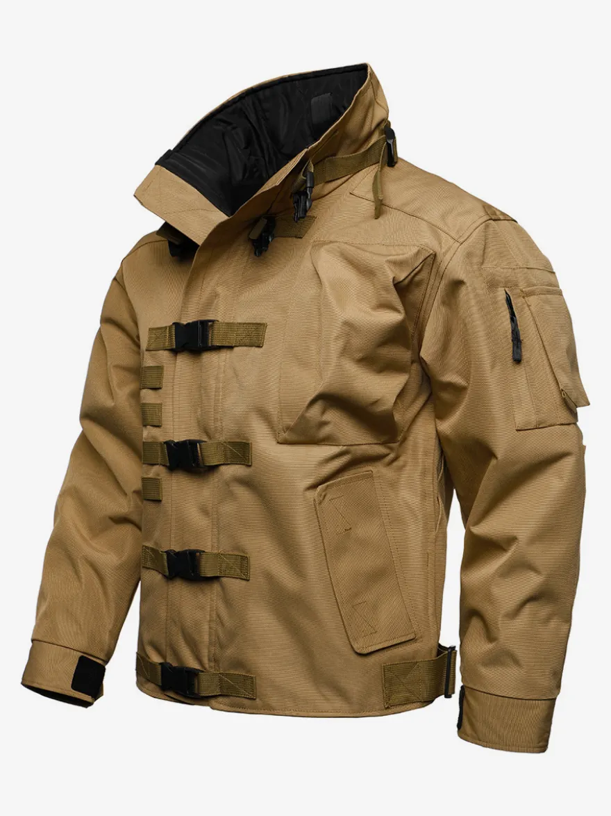 Veste militaire décontractée à manches longues pour homme