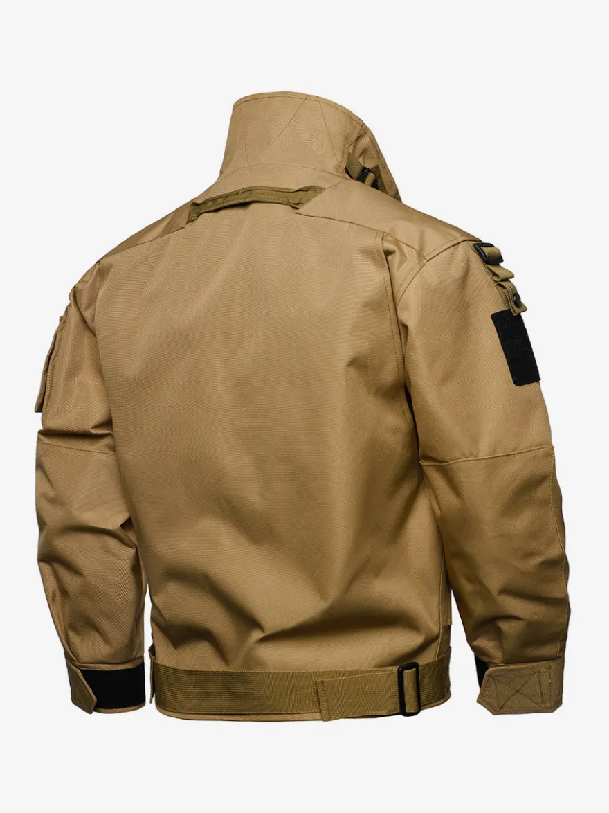 Veste militaire décontractée à manches longues pour homme