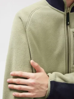 Veste Polaire Col Montant Homme Manteau Chaud D'hiver Imprimé Losanges