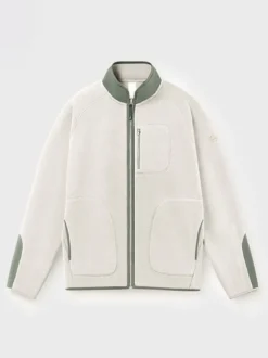 Veste Polaire Col Montant Homme Manteau Chaud D'hiver Imprimé Losanges