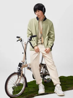 Veste Polaire Col Montant Homme Manteau Chaud D'hiver Imprimé Losanges