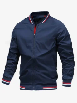 Vestes Hommes Manteaux Manches Longues À Glissière Éclaire Confortable Décontracté