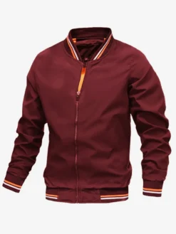 Vestes Hommes Manteaux Manches Longues À Glissière Éclaire Confortable Décontracté
