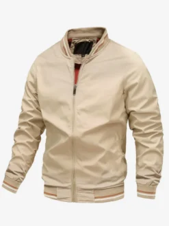 Vestes Hommes Manteaux Manches Longues À Glissière Éclaire Confortable Décontracté