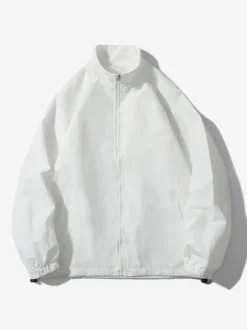 Vestes Hommes Manteaux Sport Décontracté Chic Noir Oversize Col Montant