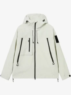 Vestes Manteaux hommes Décontracté Sport à Capuche Noir Écru Blanc Incroyable
