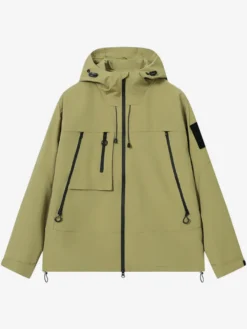 Vestes Manteaux hommes Décontracté Sport à Capuche Noir Écru Blanc Incroyable