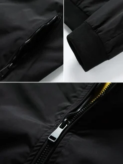 Vestes pour hommes avec poches zippées et manches longues