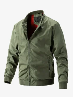 Vestes pour hommes avec poches zippées et manches longues