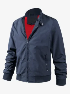 Vestes pour hommes avec poches zippées et manches longues