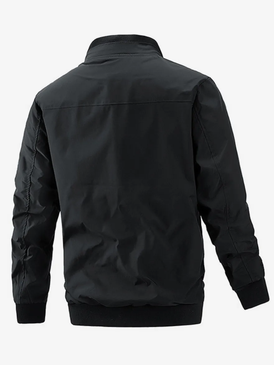 Vestes pour hommes avec poches zippées et manches longues