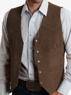 Vestes Pour Hommes Décontracté Gris Vert Moderne Bouton Poches