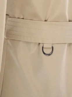 Vestes Pour Hommes Manteaux Croisé Col Rabattu Décontracté Abricot Clair Chic