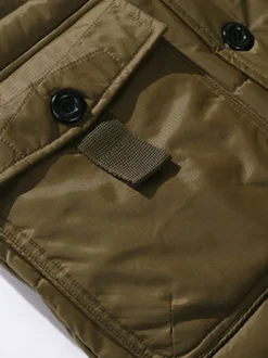 Vestes Pour Hommes Manteaux À Capuche Fausse Fourrure Parka Décontracté