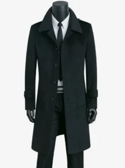 Vestes pour hommes Manteaux Col rabattu Décontracté Camel Mode Chic