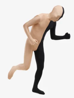 Vêtement de zentai beau combinaison enveloppé unisexe en lycra spandex effet multicolore patchwork Déguisements Halloween