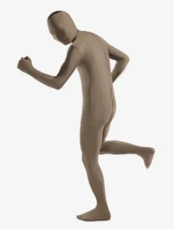 Vêtement de zentai olive unicolore enveloppé Déguisements Halloween