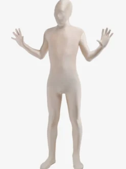 Vêtement de Zentai unisexe en couleur chair en coton de lycra Déguisements Halloween