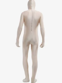 Vêtement de Zentai unisexe en couleur chair en coton de lycra Déguisements Halloween
