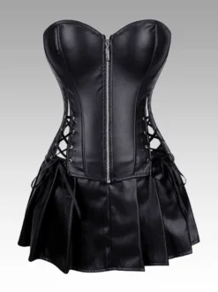 Vêtements vintage Corset vintage Vêtements vintage pour femmes Corset noir à lacets Chic pour femmes adultes