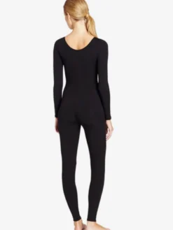Zentai noir Slim Fit mode combinaison Spandex pour femmes Déguisements Halloween