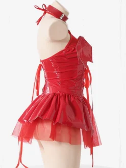 Zentai Sexy Halloween Costumes Zentai Sexy Femmes Petit Diable Jupe Courte Fille Chaude Collants Uniforme Catsuit