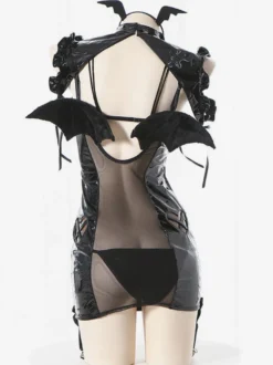 Zentai Sexy Halloween Costumes Zentai Sexy Femmes Sorcière Démon Costume Lingerie Sexy Tenue De Femme De Chambre