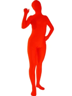 Zentai Toussaint Cosplay Costume Rouge En Lycra Spandex Enveloppé Déguisements Halloween
